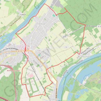 Trace GPS Freneuse Yvelines, itinéraire, parcours