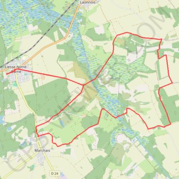 Trace GPS VTT-La-Montinette (1), itinéraire, parcours
