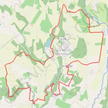 Trace GPS Chavanaise - Grande boucle, itinéraire, parcours