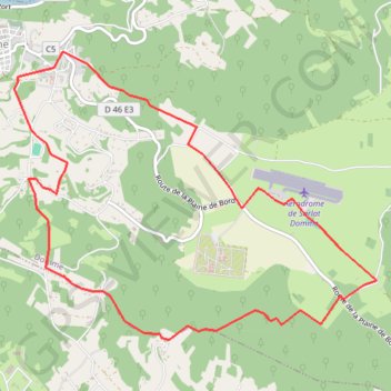 Trace GPS La Plaine de Bord - Domme, itinéraire, parcours