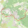 Trace GPS Chichilianne - Tête Chevalière, itinéraire, parcours