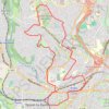 Trace GPS Randonnée entre Tassin et l'École Centrale de Lyon, itinéraire, parcours