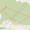 Trace GPS Les Cretes du Cheiron, itinéraire, parcours