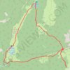 Trace GPS La Montagne de Bange depuis Montagny, itinéraire, parcours
