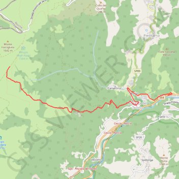 Trace GPS Forca di Presta - Arquata, itinéraire, parcours