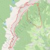 Trace GPS Rochers du Playnet par les Pas de la Balme et Morta (Vercors), itinéraire, parcours