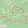 Trace GPS Sidobre - Rocs du Cremaussel, itinéraire, parcours