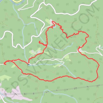 Trace GPS Sidobre - Rocs du Cremaussel, itinéraire, parcours