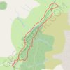Trace GPS Cabane de Peyron Roux, itinéraire, parcours