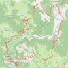 Trace GPS Monceaux-Brivezac, itinéraire, parcours
