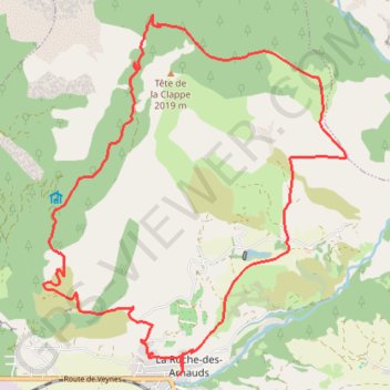 Trace GPS Tour de la tête de la Clappe par le col de Conode, itinéraire, parcours