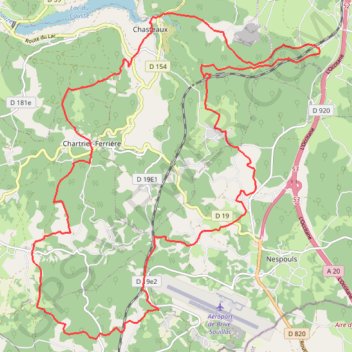 Trace GPS Chartrier-Ferrière - 17340 - UtagawaVTT.com, itinéraire, parcours