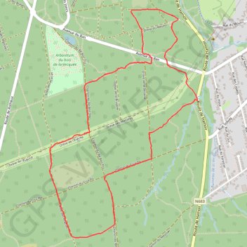 Trace GPS Petite promenade dans les bois de Seraing, itinéraire, parcours