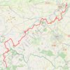 Trace GPS Vaux - Gué-Rochoux, itinéraire, parcours