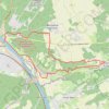 Trace GPS Les coteaux de Giverny, itinéraire, parcours