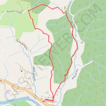 Trace GPS Le tour du Serre du Magnon, itinéraire, parcours