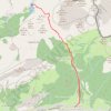Trace GPS Montée alpage bise, itinéraire, parcours