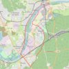 Trace GPS Conflans - Poissy via Achères, itinéraire, parcours