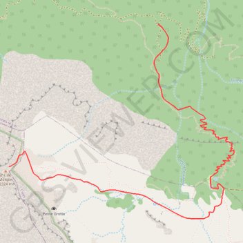 Trace GPS Le Grand Morgon par Savines-le-Lac, itinéraire, parcours