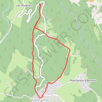 Trace GPS Tour du Goulet - Prémanon, itinéraire, parcours