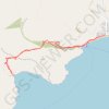 Trace GPS Crete J7 A&R Sougia Site archéologique de Lissos, itinéraire, parcours
