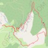 Trace GPS Crete de Morettet, itinéraire, parcours