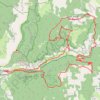 Trace GPS Les Gorges de la Jonte, itinéraire, parcours