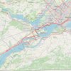Trace GPS Lancaster - Montréal, itinéraire, parcours