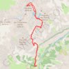 Trace GPS Lacs de Crupillouse - Col de Parières, itinéraire, parcours