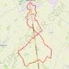 Trace GPS Circuit du moulin de la Briarde - Wormhout, itinéraire, parcours