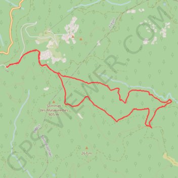 Trace GPS MALPEY PLAN D'ESTEREL, itinéraire, parcours