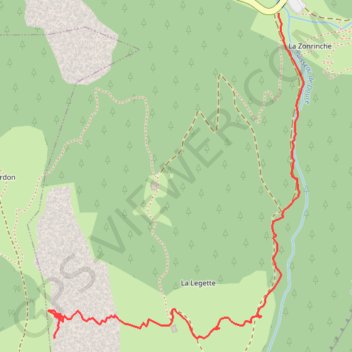 Trace GPS Plan Dernier, itinéraire, parcours