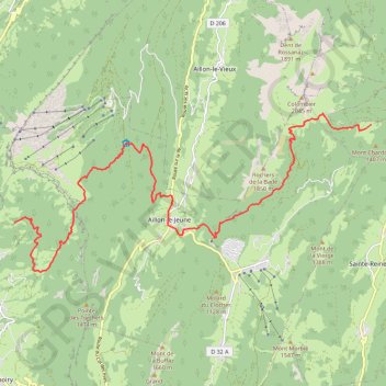 Trace GPS chambery-annecy-5-jours (2), itinéraire, parcours