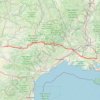 Trace GPS Route Napoléon J1 : Marssac-sur-Tarn à Arles, itinéraire, parcours