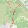 Trace GPS Tour du grand puech par l'aire de la moure, itinéraire, parcours