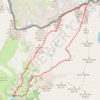 Trace GPS Cime du Gelas - Traversée W-E, itinéraire, parcours