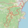 Trace GPS Mandelieu-Esterel, itinéraire, parcours