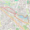 Trace GPS Route du Parc - Lac de Couavedel, itinéraire, parcours