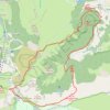 Trace GPS Puy de Cacagogne - Col de la Cabane, itinéraire, parcours