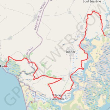Trace GPS Raid Saloum Aventure-15084841, itinéraire, parcours