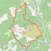 Trace GPS Tour du Mont Falourde, itinéraire, parcours