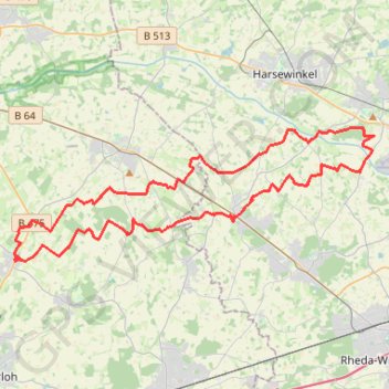 Trace GPS Fledermauswald, itinéraire, parcours