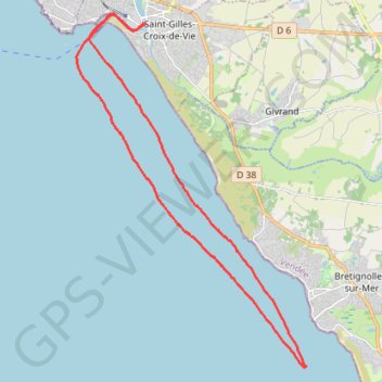 Trace GPS SailFreeGps_2022-08-09_16-57-10, itinéraire, parcours