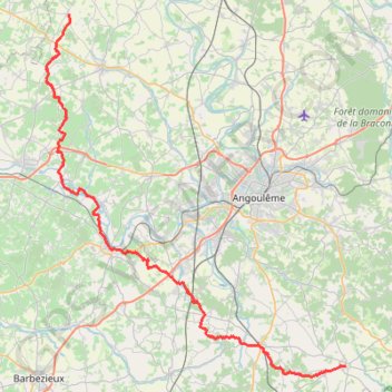 Trace GPS Tour de Charente - Etape 5/5 : Villebois-Lavalette - Anville - 16277 - UtagawaVTT.com, itinéraire, parcours