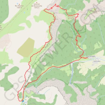 Trace GPS Retour sur la traversée des Rochers du Parquet - Chichilianne, itinéraire, parcours