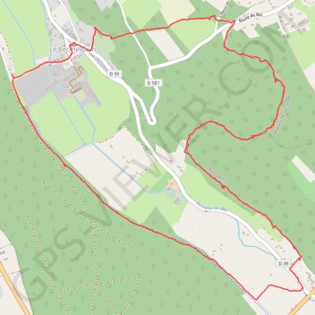 Trace GPS Autour du village du Bec-Hellouin, itinéraire, parcours
