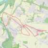 Trace GPS Boucle des fermes de Lacroix-Falgarde, itinéraire, parcours