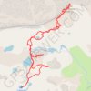 Trace GPS De la cabane des Llassiès au pic de Bourbonne, itinéraire, parcours