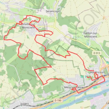 Trace GPS 2022 Chocotrail - 24 km officiel, itinéraire, parcours