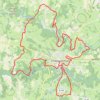 Trace GPS Grande boucle - Le chemin de l'Osmonde Royale - Châteauponsac, itinéraire, parcours